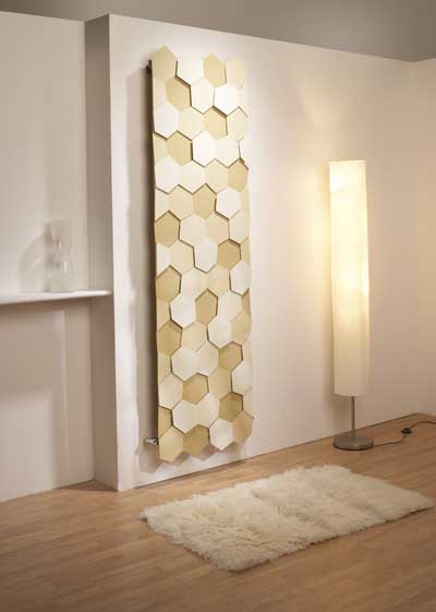 Designradiator HoneyCubes beige
