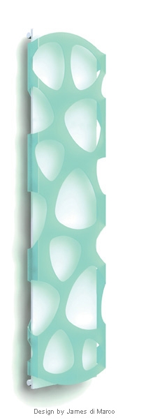 Designradiator Rain 56/185 WHITE ICE AND GREEN